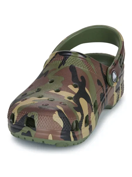Natikače Crocs s camo uzorkom kaki