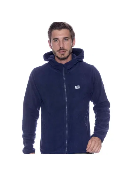 Hanorac din fleece Leone 1947 din fleece albastru