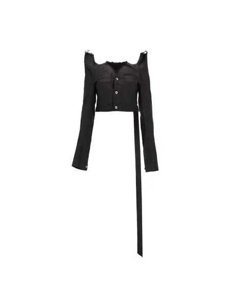 Kurtka jeansowa Rick Owens czarna