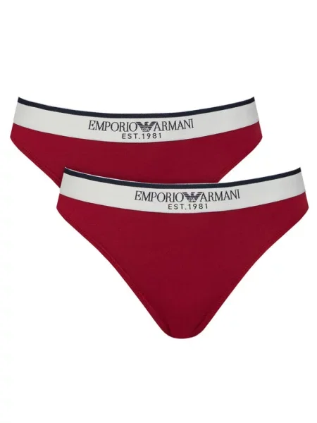 Emporio Armani Underwear Set de bikini brazilieni﻿ Vișiniu