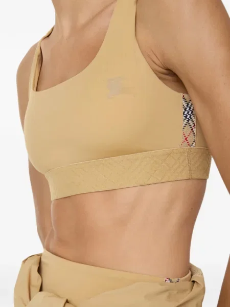 Top Burberry în carouri stretch