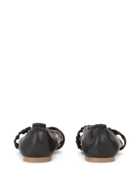 Balerini V°73 cu imagine cu model leopard cu bretele