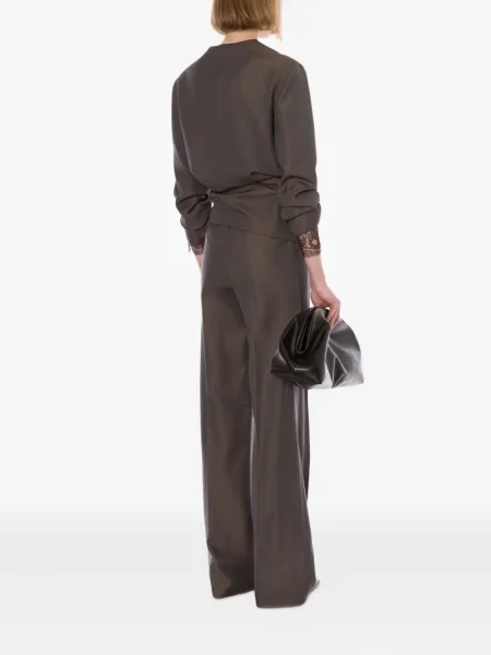 Blúzka Alberta Ferretti sivá