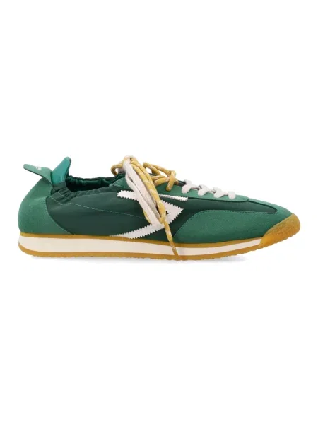Sneakersy Puraai skórzane zielone