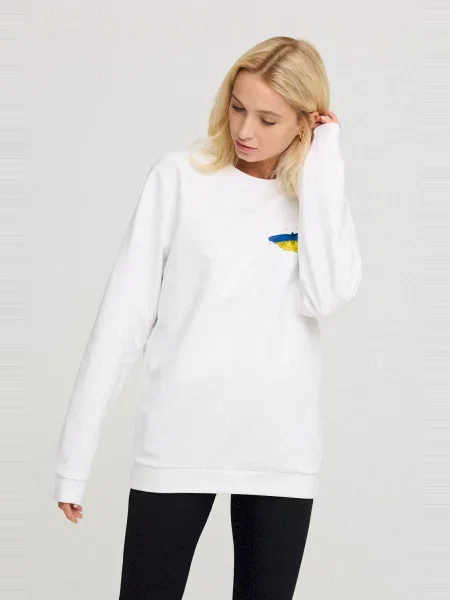 Світшот YAPPI білий