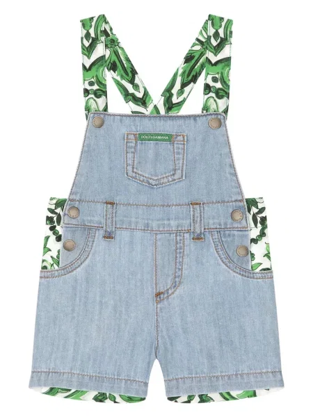 Szorty jeansowe dziecięce Dolce And Gabbana niebieskie