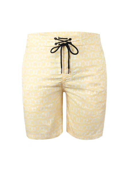 YEAZ Kupaće hlače Dazzers svijetložuta bijela