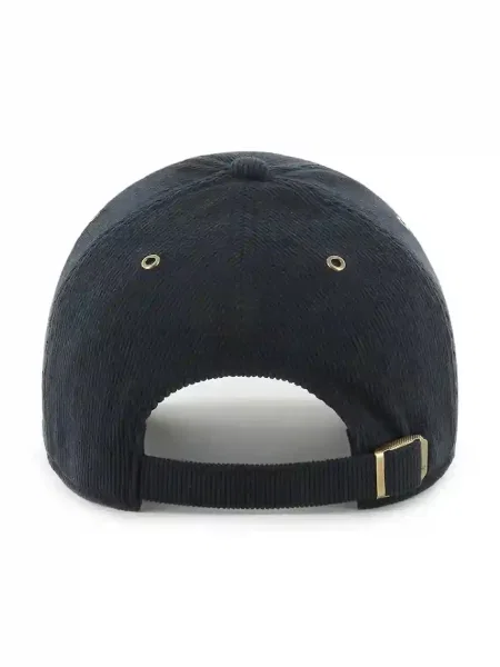 Вельветова кепка 47 brand MLB New York Yankees чорний