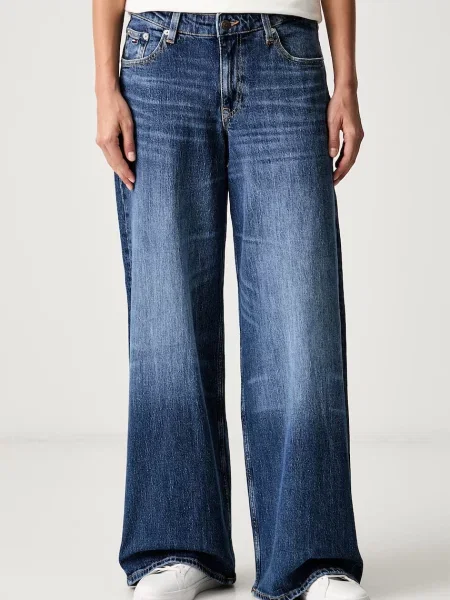 Tommy Jeans blugi loose pentru femei