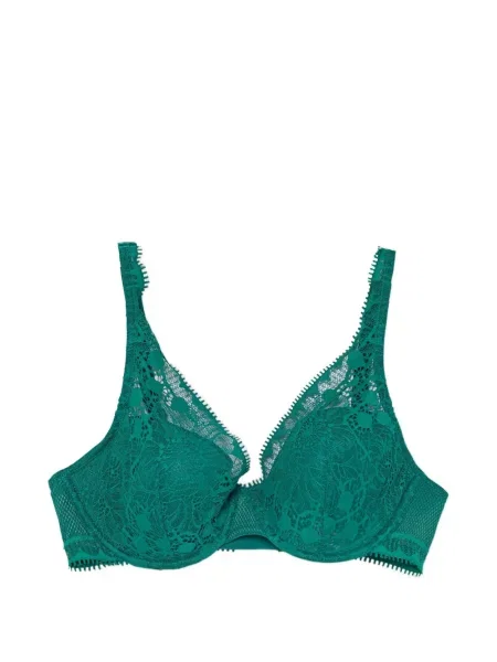 Sutien Chantelle din dantelă verde