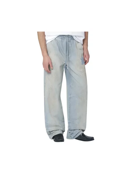 Jeansy Amiri niebieskie