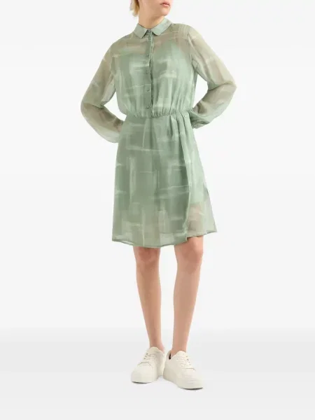 Lung rochie mini Armani Exchange verde