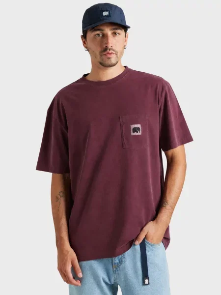 Trendsplant Tričko GARZA bordó