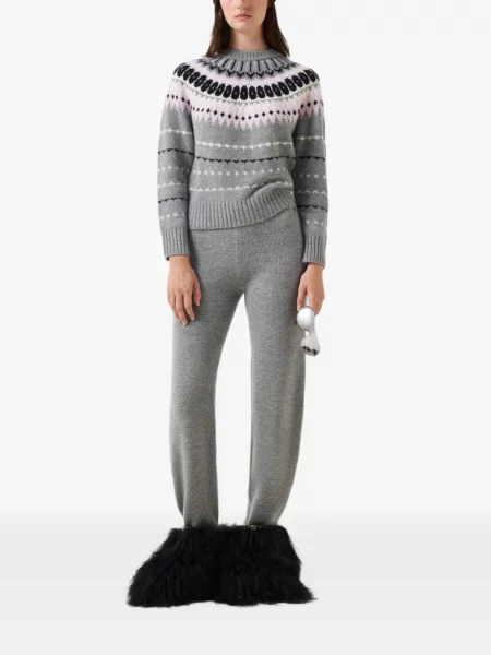 Pantaloni Bogner de lână gri