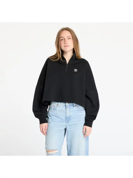 Mikina adidas Essentials Fleece Sweatshirt Black S černá