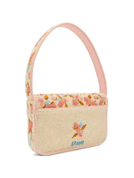Geantă de mână Staud cu model floral cu mărgele