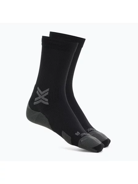 Шкарпетки X-Socks Run Discover Crew black/charcoal чорні