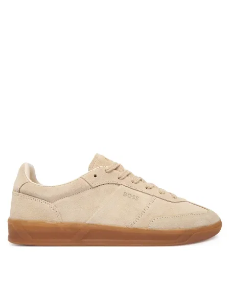 Sneakers BOSS Brenta Bej negru