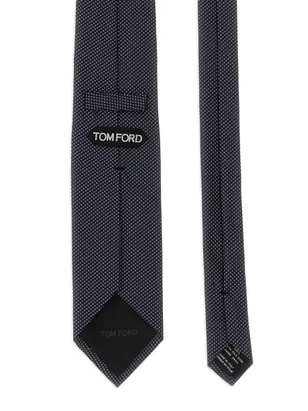 Cravată Tom Ford de mătase albastru