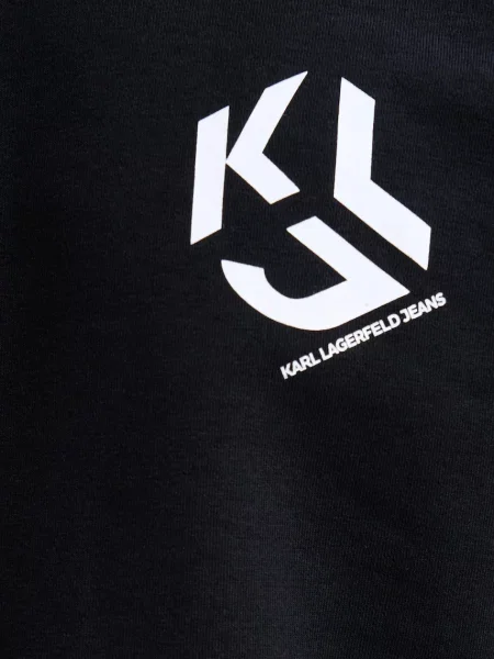Свитер Karl Lagerfeld Jeans с принтом черный