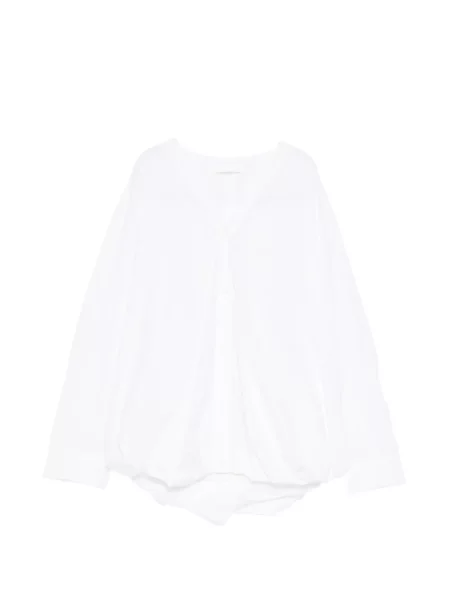 Bluză Jnby cu decolteu în V alb