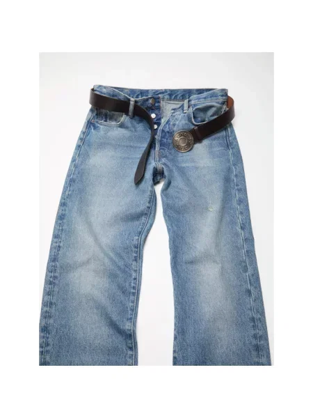 Pasek Acne Studios z nitami czarny