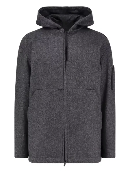 Kabát Hevo s kapucí šedý