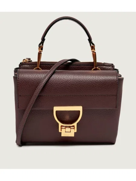 Geanta crossbody Coccinelle din piele violet