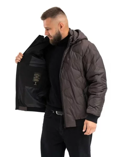 Демісезонна куртка D&V couture коричневий