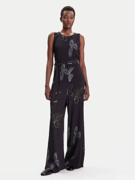 Desigual Ολόσωμη φόρμα Art Floral μαύρο