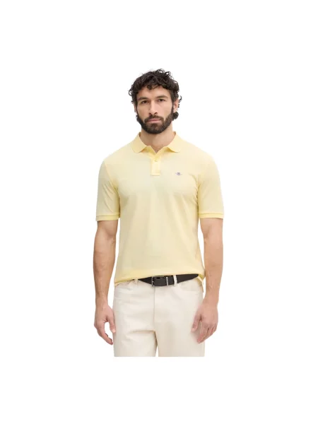 Koszulka polo Gant żółta
