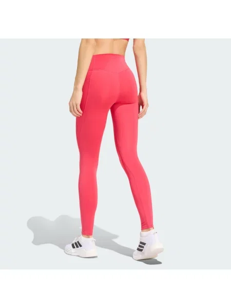Dlouhé legíny Optimé Essentials Stash Pocket růžové