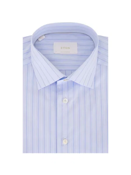 Pruhované pruhované košile Eton modré