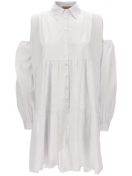 Rochie mini Le Twins de costum alb