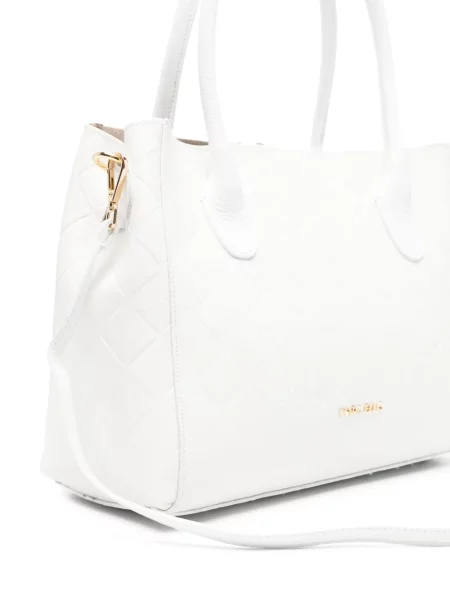 Matlasat geantă shopper Marc Ellis alb