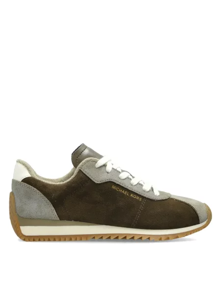 Sneakerși Michael Michael Kors din piele verde
