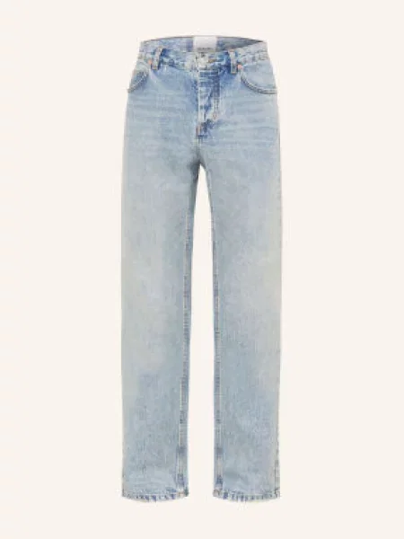 Isabel Marant Jeansy Jude O Kroju Regular Fit blau niebieskie