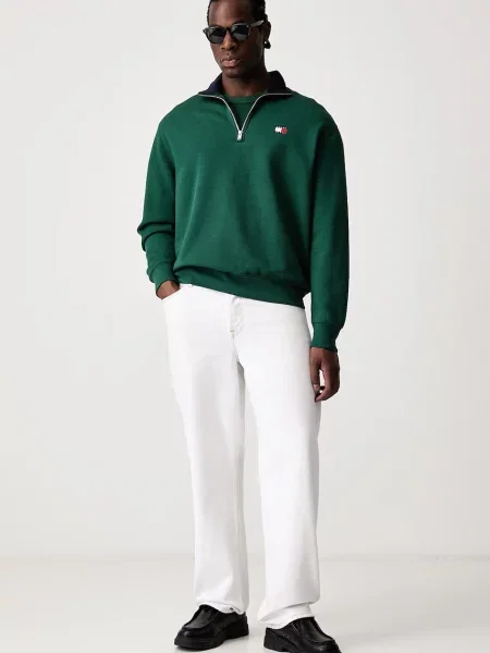 Tommy Jeans Hanorac | Relaxed fit verde