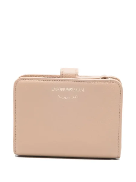 Portofel Emporio Armani din piele roz