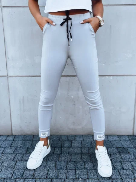 Spodnie sportowe VELVET SKY jasnoszare Dstreet