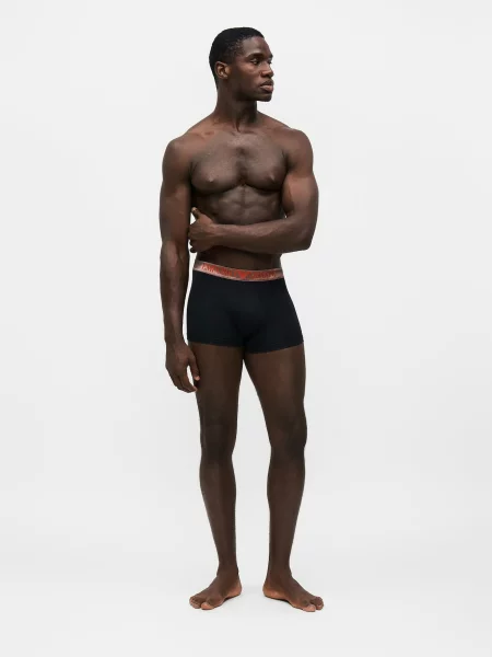 Emporio Armani Boxeri roșu burgundy / negru alb