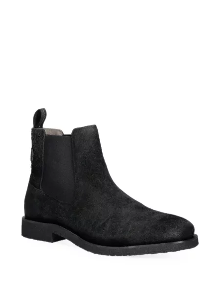 Botine chelsea Allsaints din piele de căprioară negru