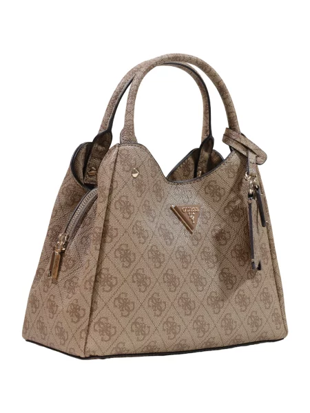 Crossbody kabelka Guess béžová