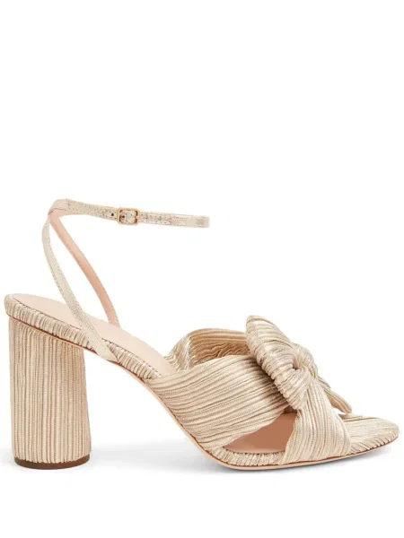 Sandale Loeffler Randall plisate auriu