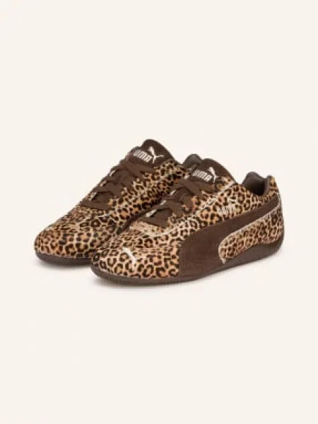 Sneakersy Puma zamszowe brązowe