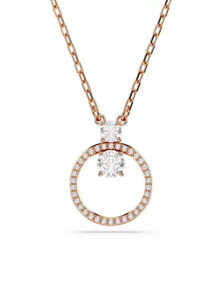 Colier Swarovski roz