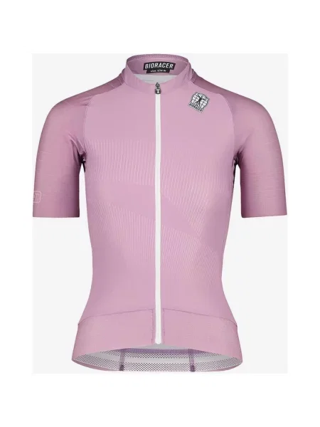 Koszulka rowerowa Bioracer Epic krótki rękaw liliowa L