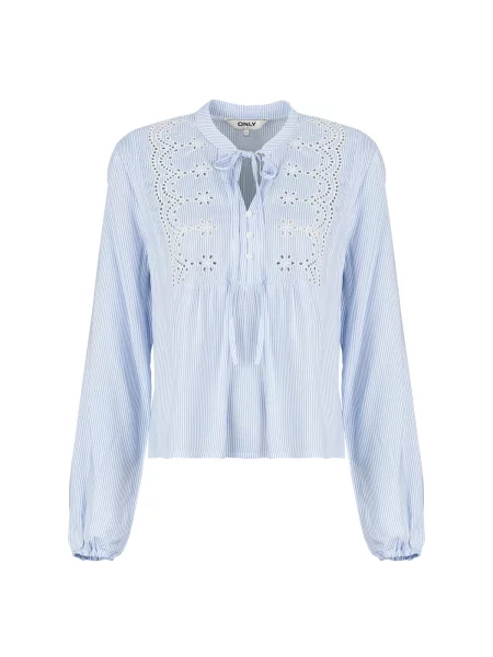 Top Only z V-izrezom modra