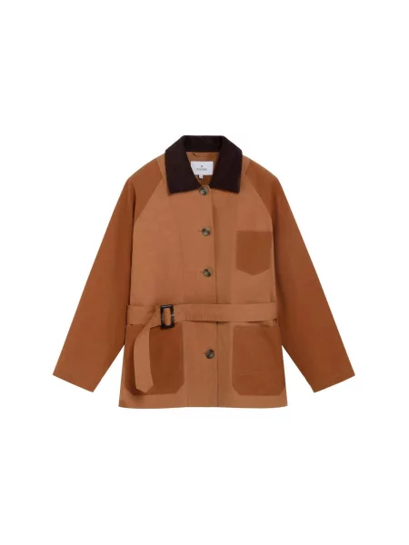 Scalpers Geacă de primăvară-toamnă Wax / ombră maro