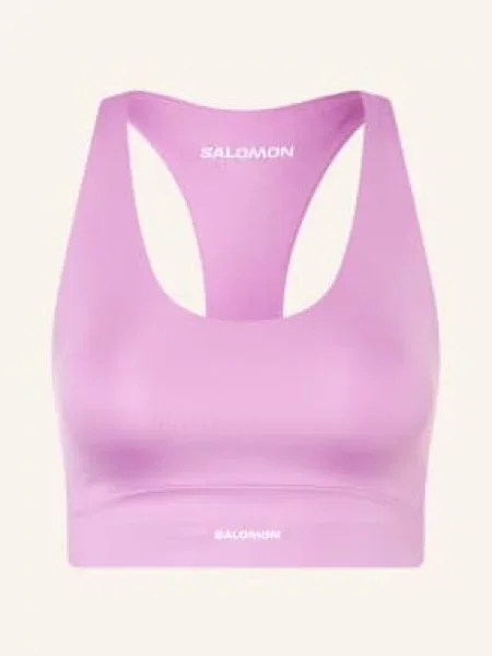 Salomon Biustonosz Sportowy Shakeout Core pink różowy